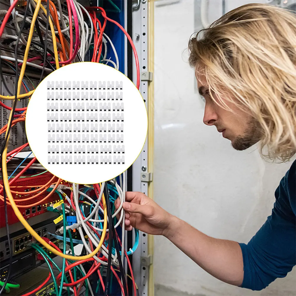 

100pcs Spring Wire Connectors Terminal Block Thick Manganese Steel Quick Splice For Led Strip Home Appliances Motors Compact