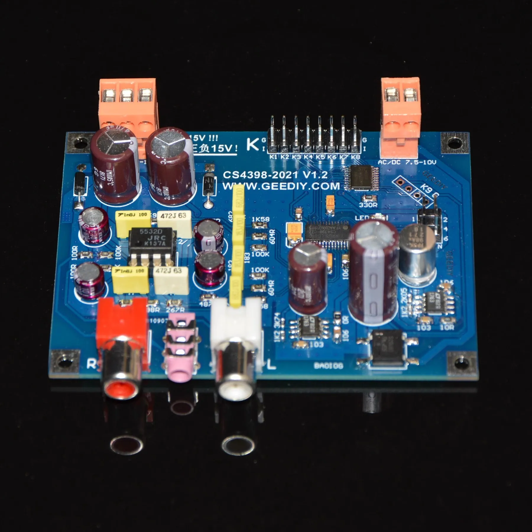 Dekoder DAC CS4398 Soft Edition 2021 I2S 24bit 192K Obsługa DSD64/128