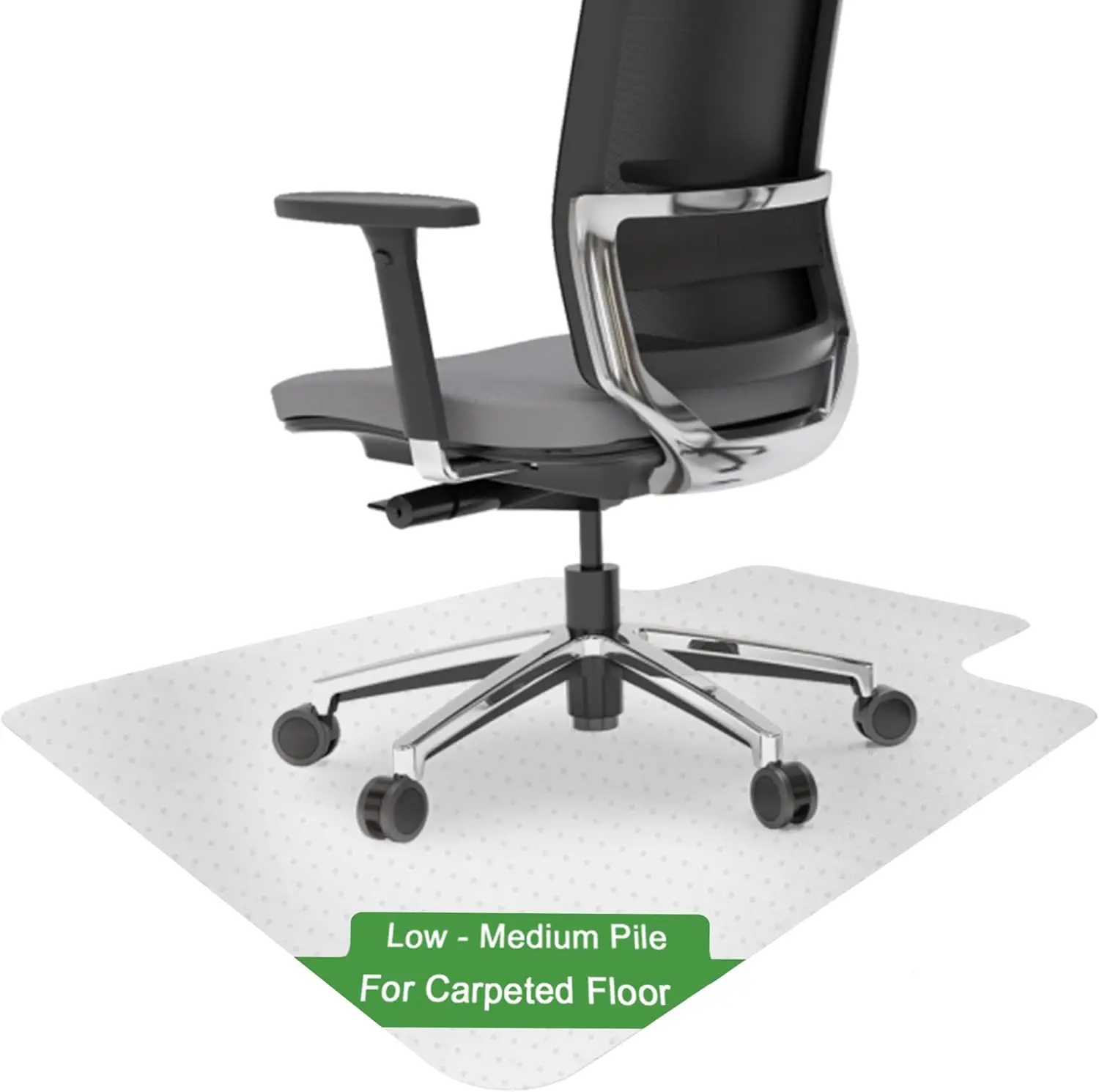 Chair Mat for Carpet- Low Pile (1/4 Thick) Carpet Protector for Office Gaming Computer Desk Chair. Heavy Duty Desk Cha
