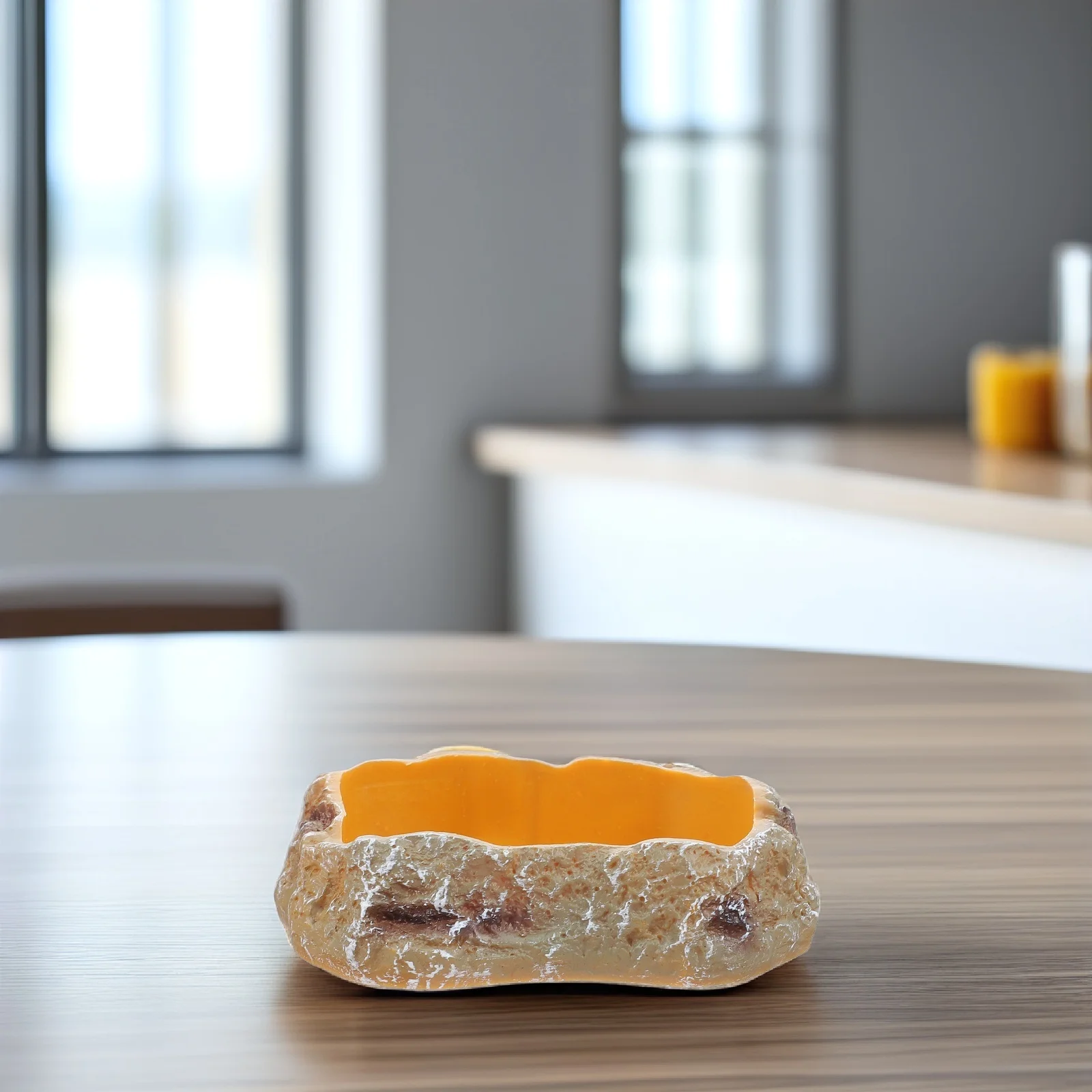 

Resin Food for Reptiles Small Lizard Water Bowls Size Lizard Water Bowls Smooth Surface Easy Clean Pet Supplies