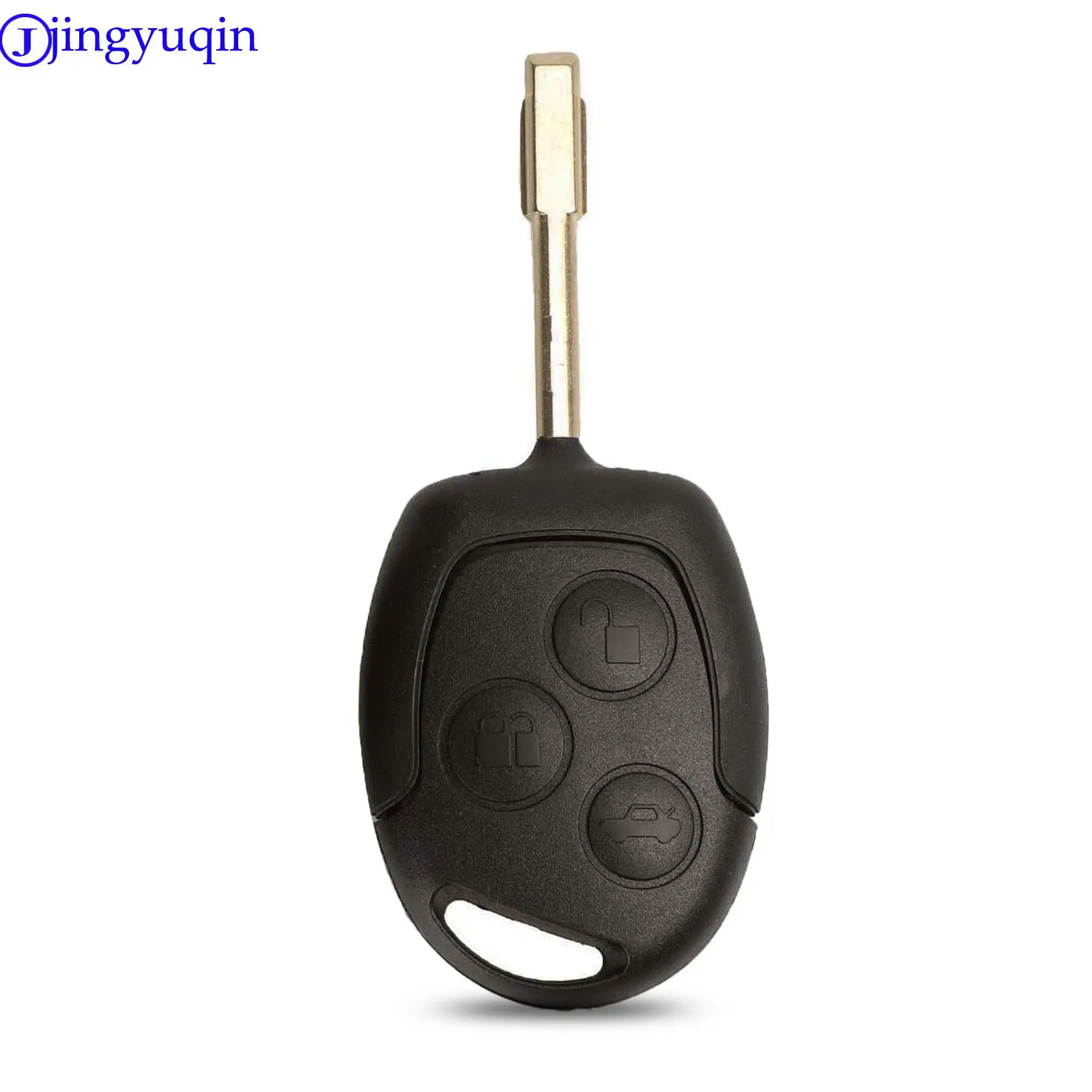 jingyuqin Remote Car Key Blade Shell Case Fob Covers For Ford Focus Mondeo Festiva Fusion Suit Fiesta KA