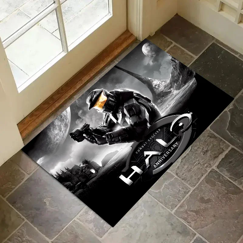

H-Halo Floor Mat Home Bedroom Kitchen Non-slip Floor Rug, Absorbent Anti-fouling Door Mats