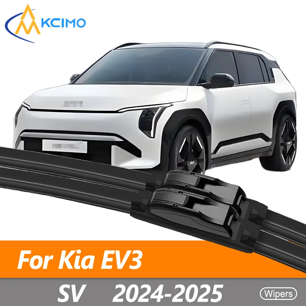 

2-Pack Front Wiper Blades Compatible with Kia EV3 SV 2024-2025 Exact Fit Silicone Windshield Wiper Blades Set
