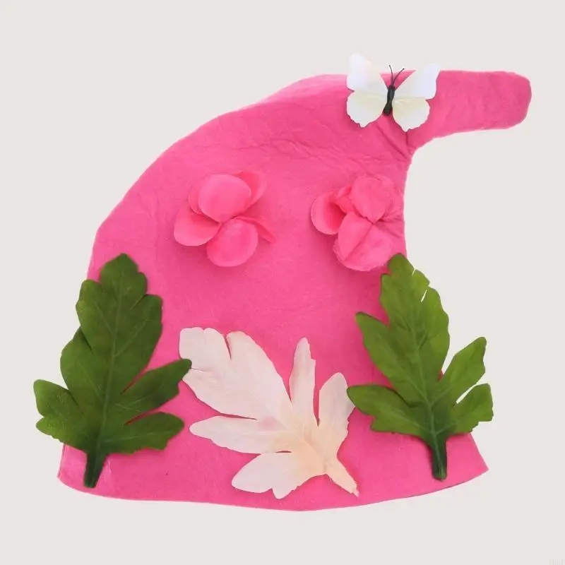 Mũ phù thủy xinh đẹp Tháp chuông sáng tạo Mũ thuật Mũ phù thủy Hoa nhân tạo