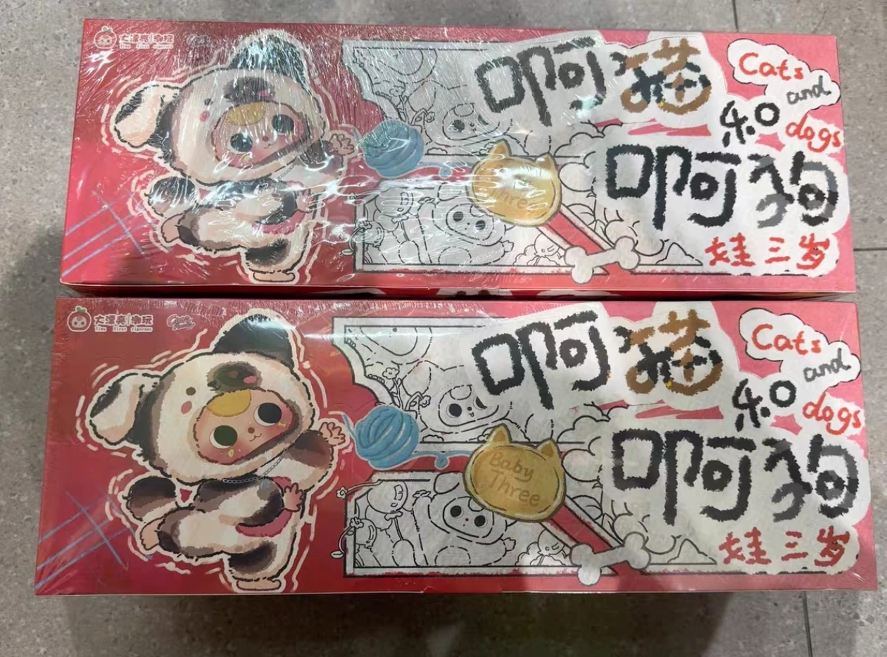 

Baby Three Kittens And Puppies Meow Star People Feline Aliens Trend Surprise Blind Box Pendant Ornaments Decorative Doll Gift