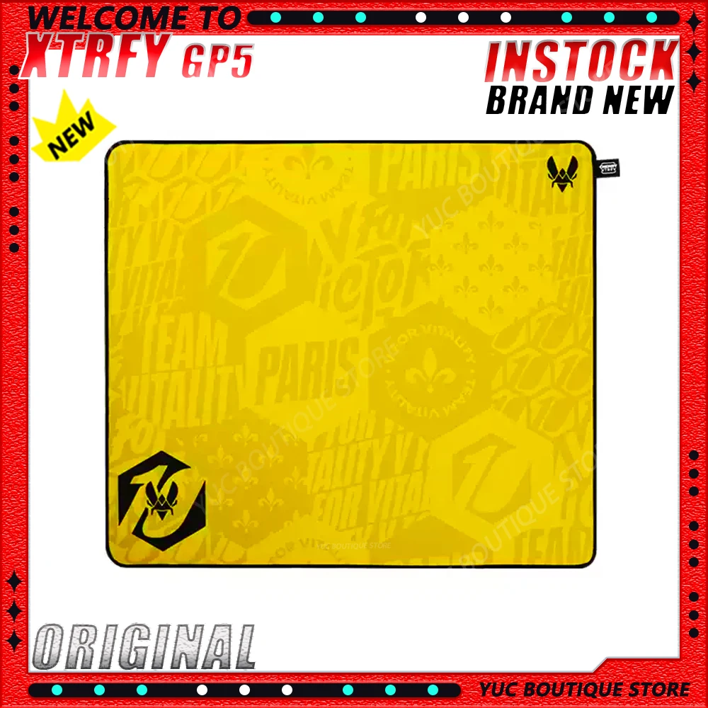 

НОВЫЙ игровой коврик для мыши Xtrfy GP5 Vitality, резиновый настольный коврик для офиса, ноутбука, FSP CS2, 3 мм, ограниченная серия, компьютерная периферия