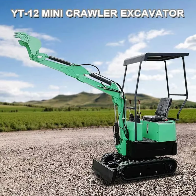 Factory Direct Sales Mini Excavator Of 1.2 Ton Multiscenario Mini Digger Customized With Epa Euro5 Engine Mini Excavator