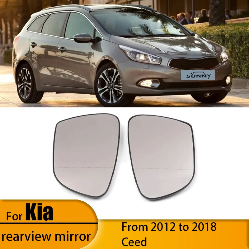 

Fits 12-18 Kia CEED with Heated Reversing Mirror Lenses Mirrors