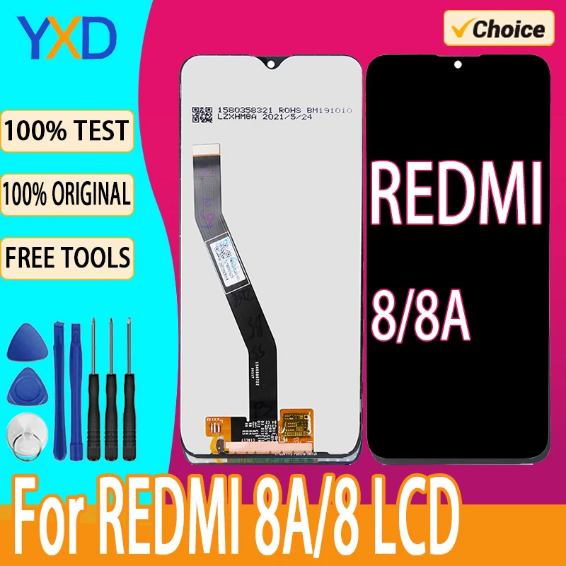 LCD Display For XIAOMI REDMI 8 LCD Display Touch Screen Digitizer Assembly For REDMI 8 REDMI 8A LCD Screen Replacement