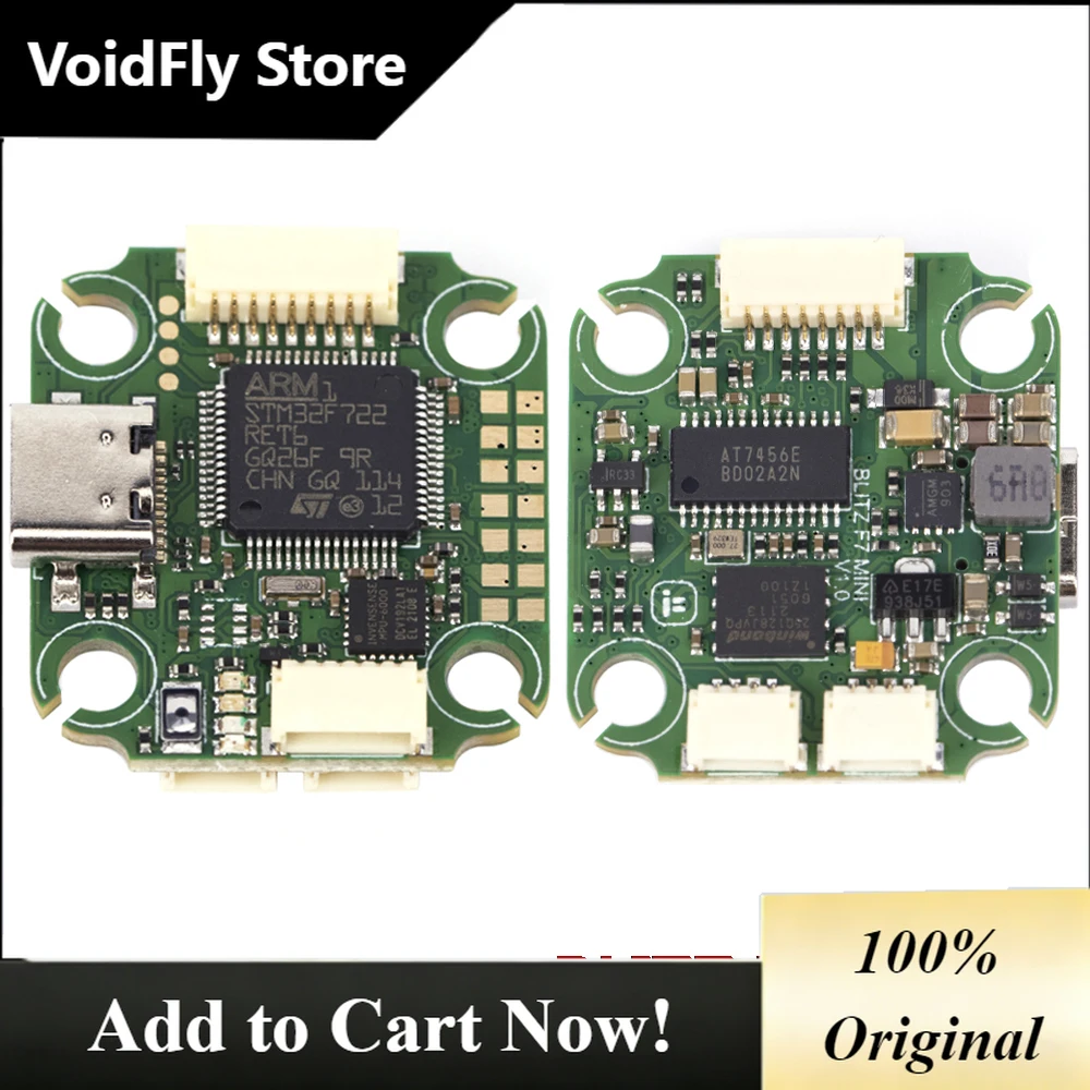VoidFly IFlight BLITZ Mini F7 F722 Firmware Flight Control Betaflight OSD (AT7456E) MPU6000 Gyro Dshot/PWM Output For FPV Drone