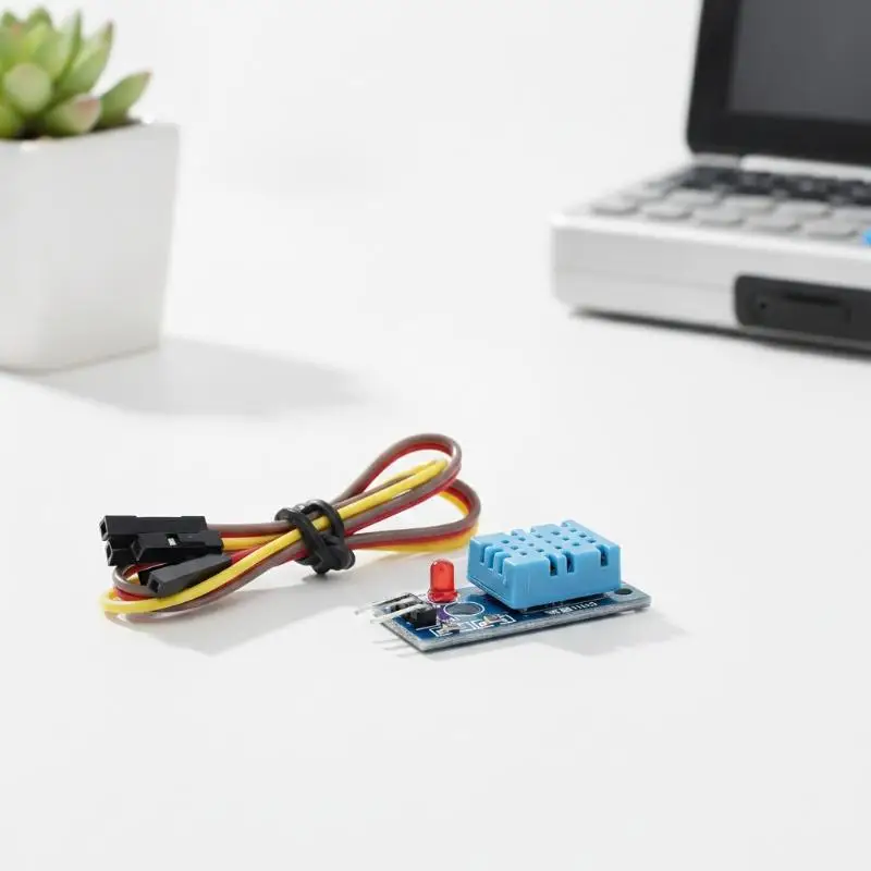 DHT11 High Accuracy Temperature Humidity Sensor Module With Jumper Wires Perfect For DIY Electronic Project