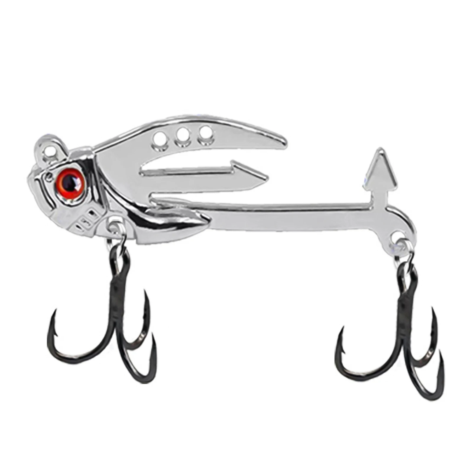 معدن Vib شفرة طويلة المدى إغراء ، لوحة الحديد الطعم ، هوك الأخدود ، هوك الأخدود الدم ، اكسسوارات الصيد