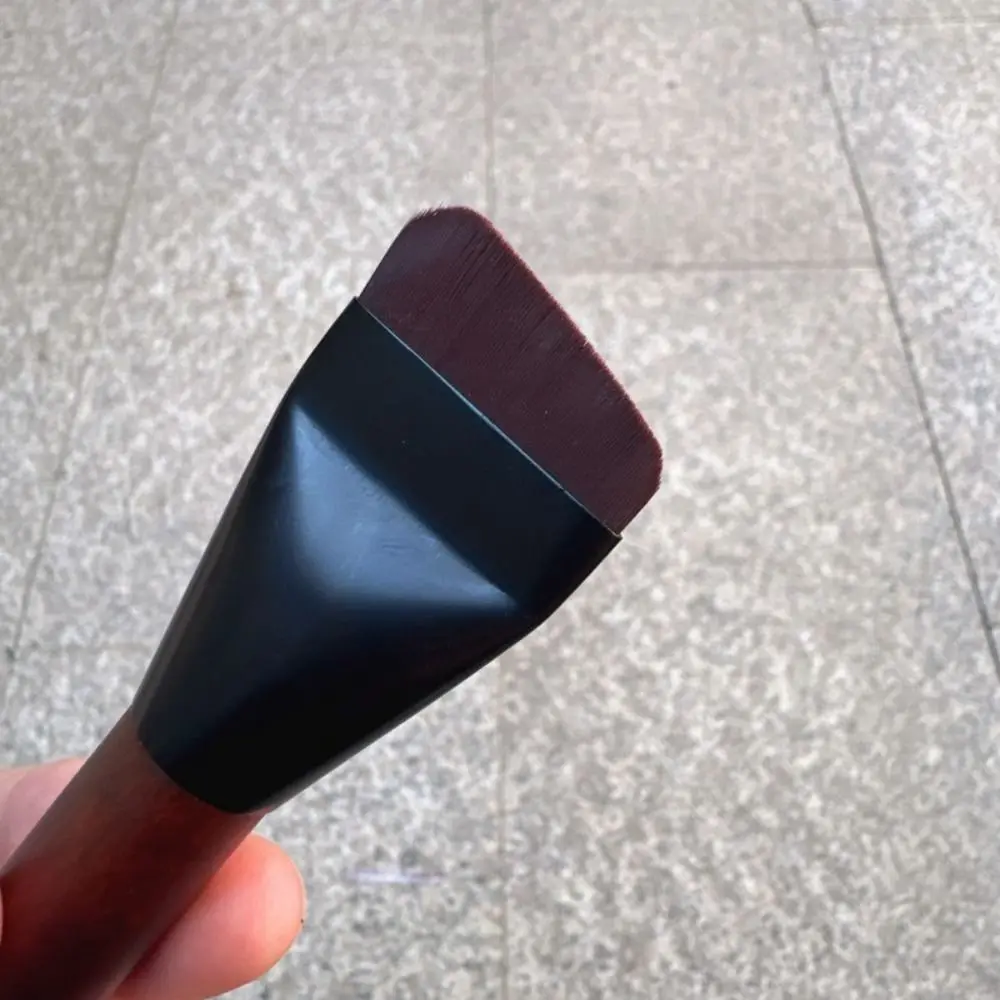 Creative Mini Foundation Brush Ultra-Thin Soft Bristle Flat Top Foundation Brush Fluffy Texture Portable Makeup Brush Home Use