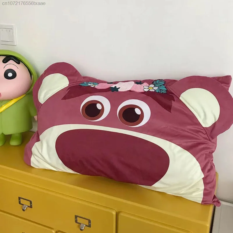 Disney Lotso Princess Style Pillowcase Children Room Cartoon Printed Pillow Case Y2k Korean Fashion Student Dormitory Pillowslip