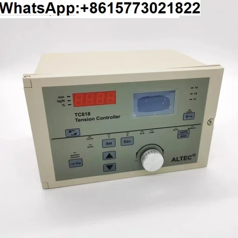 Fully automatic tension controller ALTEC TC818 automatic brake roll diameter tension control magnetic powder controller