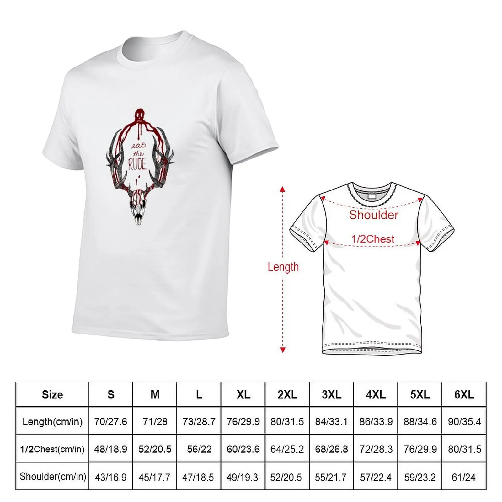 Eat The Rude T-Shirt t shirts for man slim fit t shirts for man cotton funny cotton t shirt man T-shirt