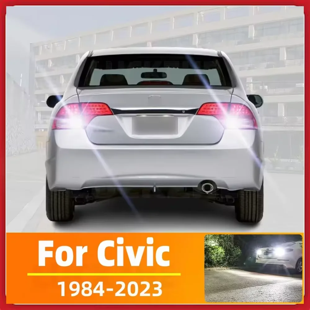 

2PCS LED Reverse Light For Honda Civic Accessories 1984-2014 2015 2016 2017 2018 2019 2020 2021 2022 2023 Backup Back Up Lamp