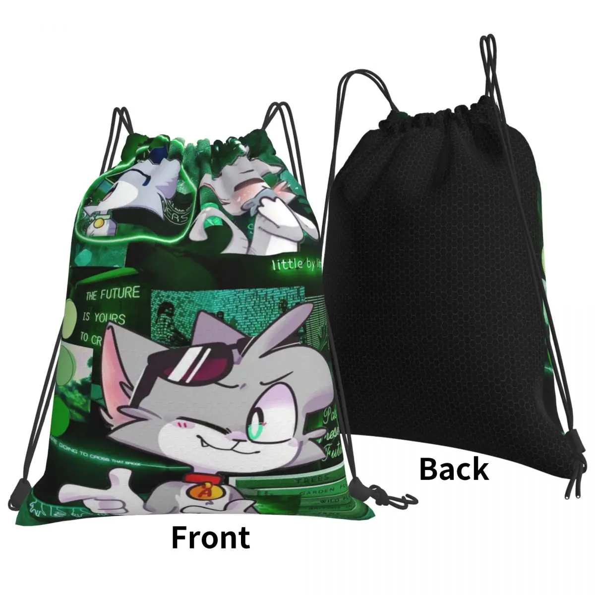 Cartoon Popular Funny Acenix Backpacks Fashion Drawstring Bags Storage Bag Book Bags for Travel Students