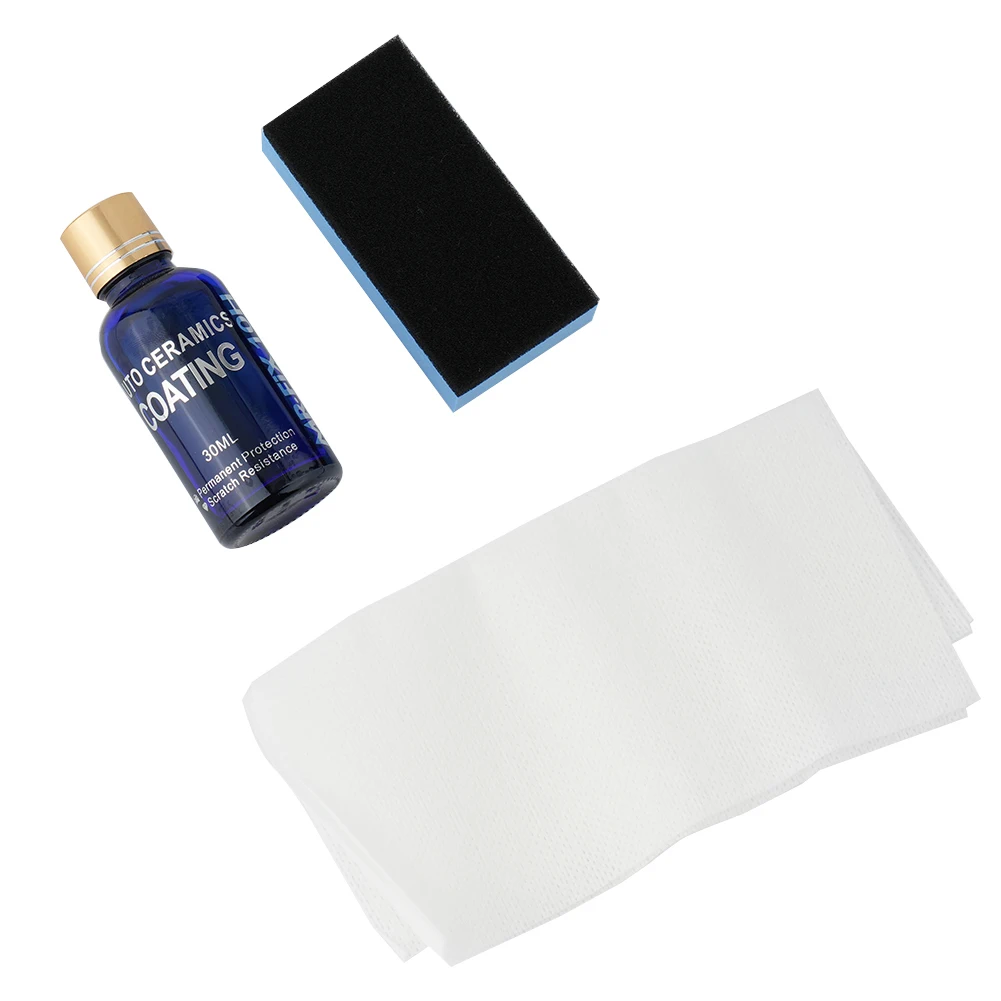 30 ml Automotive vloeibare keramische coating sponshanddoek MR-FIX 10H Auto nano-kristallijne coating Keramisch glas Onderhouden