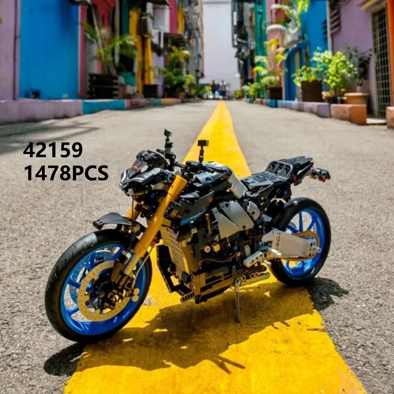 42159 Motocykl Klocki Konstrukcyjne Techniczne MT-10 SP Model Trudny Prezent 1478 Elementów Klocki Zabawka Edukacyjna dla Dzieci