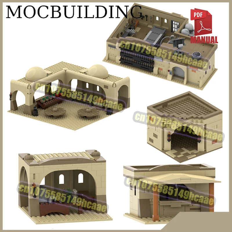 デザートワークショップ-ブリックツールスタンド-ドリンクスタンド-moc-ビルディングブロック-コーナービルディング-マーケット-建設ブリック-おもちゃ-ギフト-プレゼント