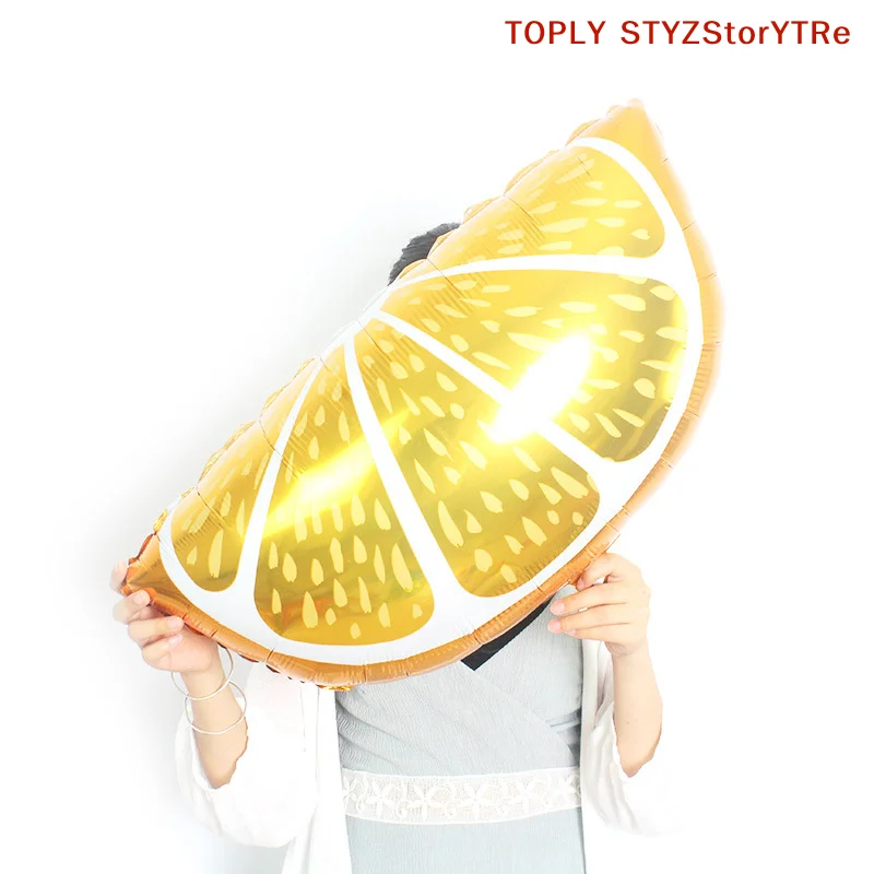 Orange Lighting Decor - 1 szt. Balony z owocami tropikalnymi