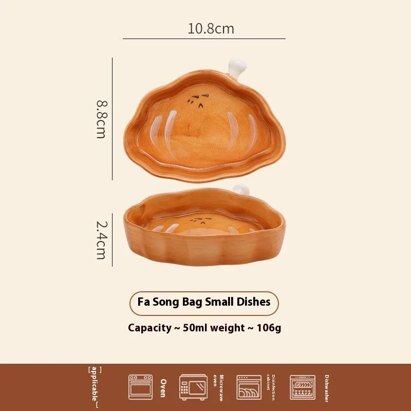 هلام القط السيراميك 4 بوصة طبق الوجه المبتسم الأناناس ستار الدجاج الساق التوابل طبق طبق توابل طبق توابل سطح المكتب الحلي الهدايا