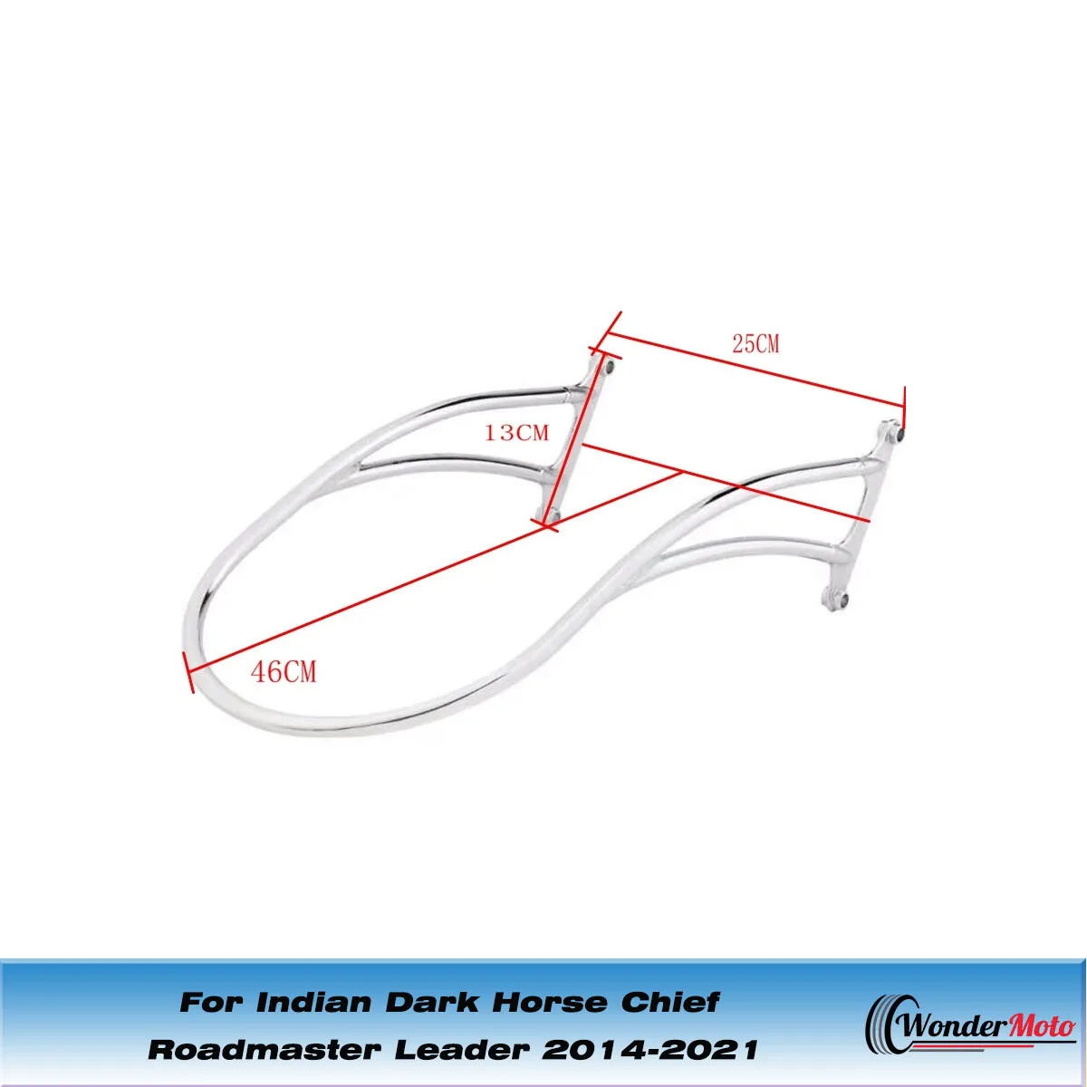 Motorcycle Front Fender Bumper For Indian Dark Horse Chief Roadmaster Leader 2014-2021 - view 4