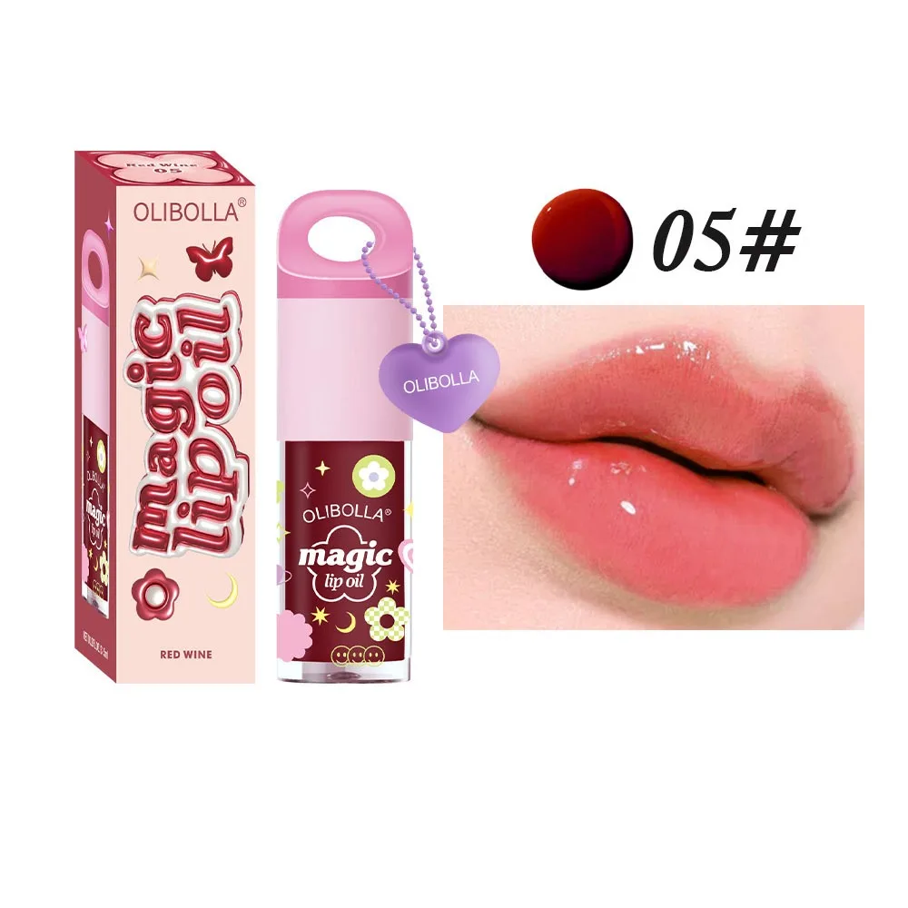 جديد ترطيب زيت الشفاه النفط مرآة الشفاه ممتلئ الشفاه بلسم هلام اللون تغيير ملمع الشفاه #1