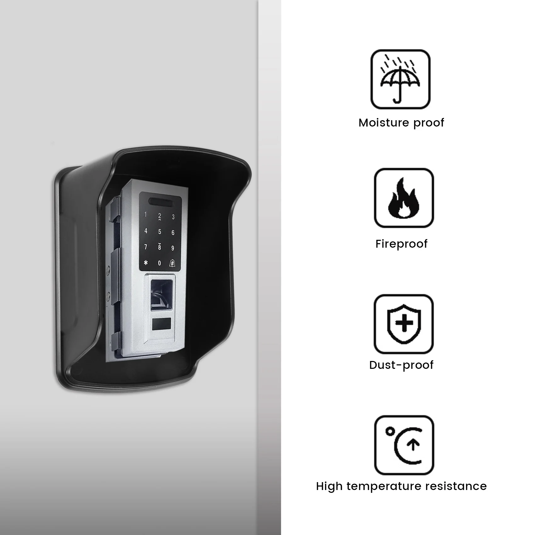 Popular Style Waterproof Cover For RFID Access Control Keypad Fingerprint Access Controller Rainproof Cover Sell Protector Door