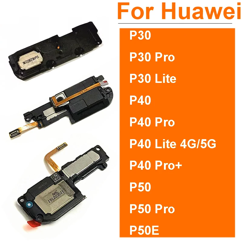 For Huawei P60 P50 P40 P30 Pro Lite E 5G P50E P60 Art Loud Speaker Speaker Ringer Buzzer Module Flex Cable Repair Parts