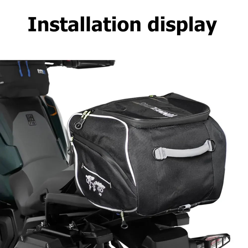 ل BMW R1300GS r1300gs R 1300 GS R1300 GS دراجة نارية 26L الذيل حقيبة متعددة الوظائف دائم أكياس المقعد الخلفي سكوتر نفق حقيبة