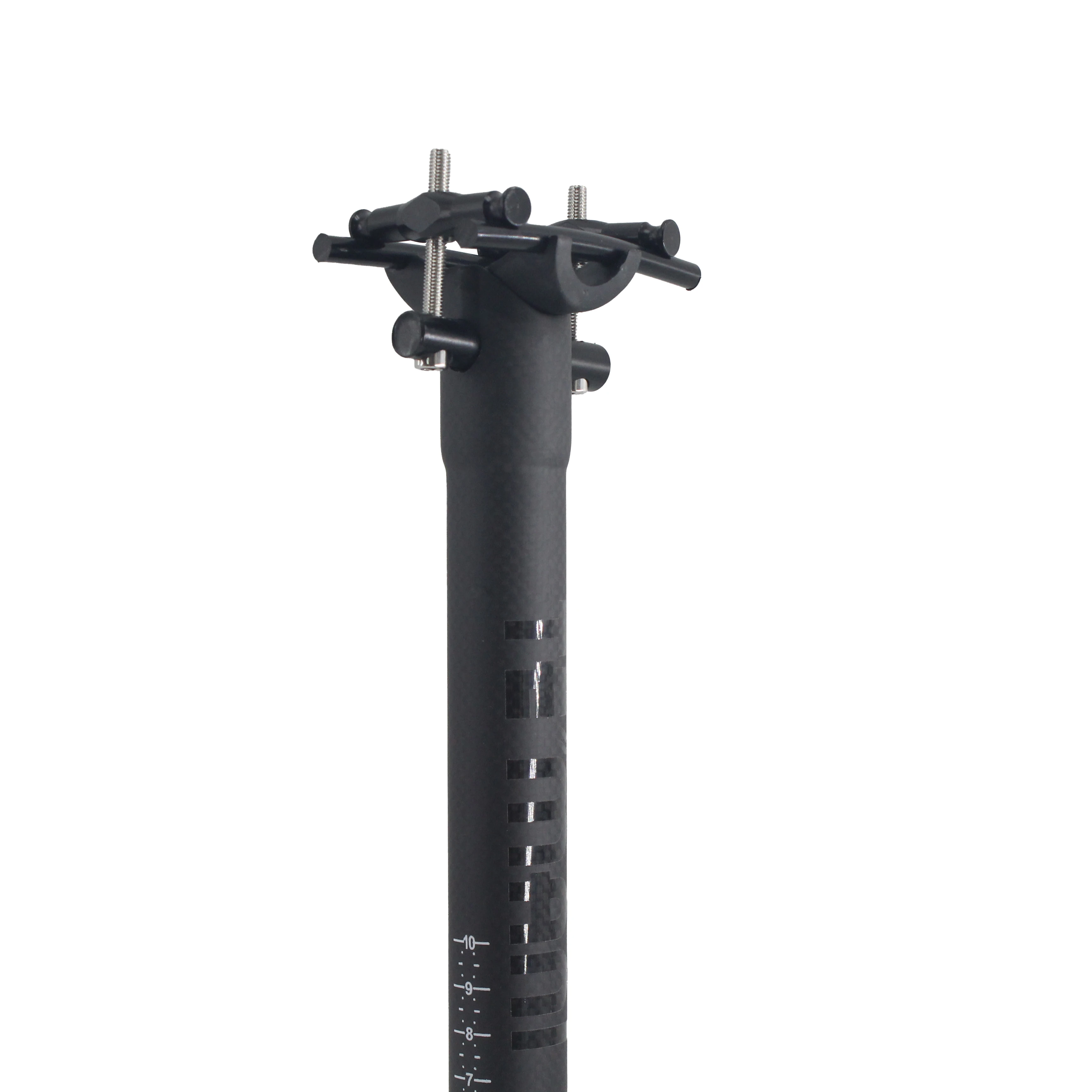 

TEMANI MTB Road bike matt 3K full carbon fibre bicycle seatpost carbon cover integrated seat post 22.2/25.4/27.2/30.8/31.6*450mm