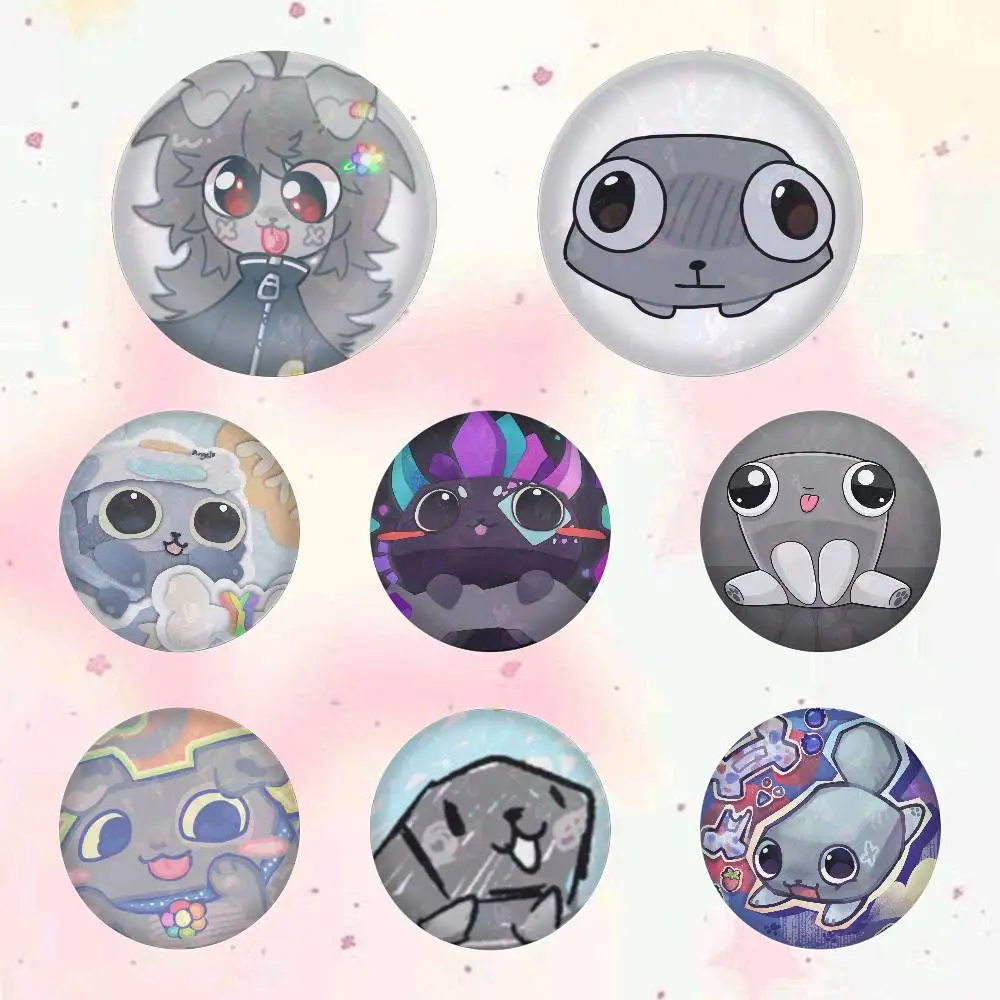 D-Dandys World P-Pebble Badges 25 32 44 58 75 Mm Round Cosplay Pin Bag Decor Fans Collect Friends Gifts Brooch Souvenir - view 2