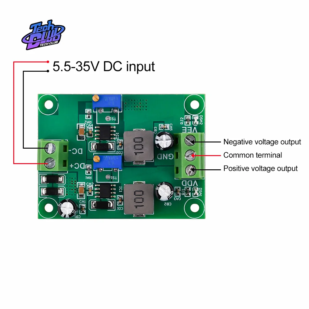 DC 5.5V-35V Voltage Stabilized Power Supply Module Low Linear Adjustable Stabilizing Voltage Regulator Power Supply