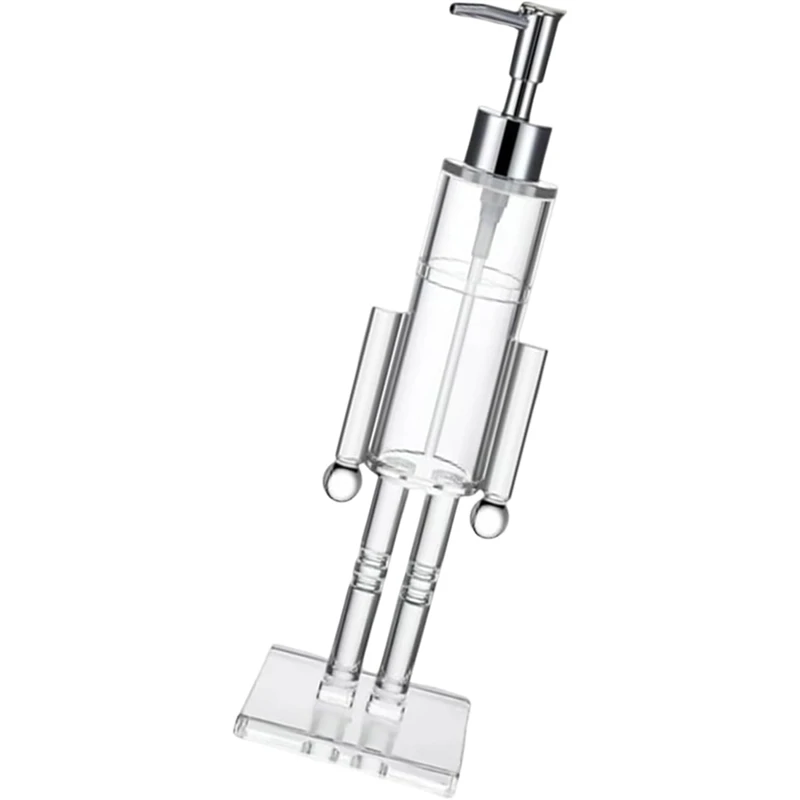 Nutcracker Soap Dispenser, Clear Acrylic Nutcracker Soap Dispenser, Decorative Soapdispenser, Refillable Soaps Bottle Retail