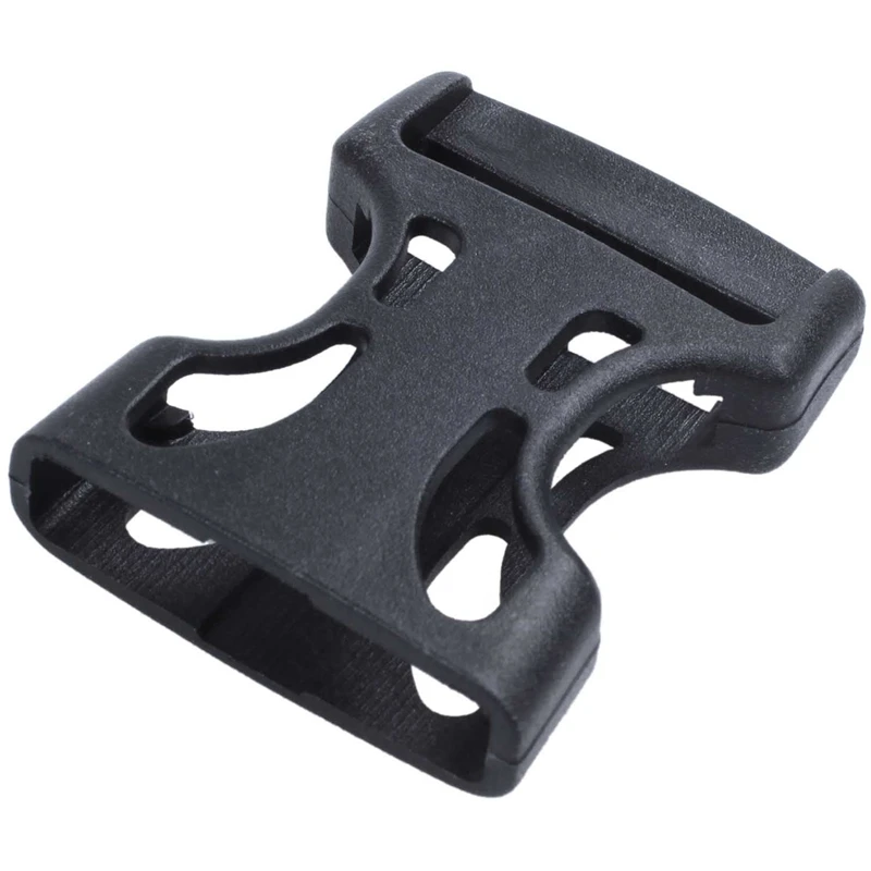 16Pcs Plastic Side Quick Release Buckles Clip For 25Mm Webbing Band Black