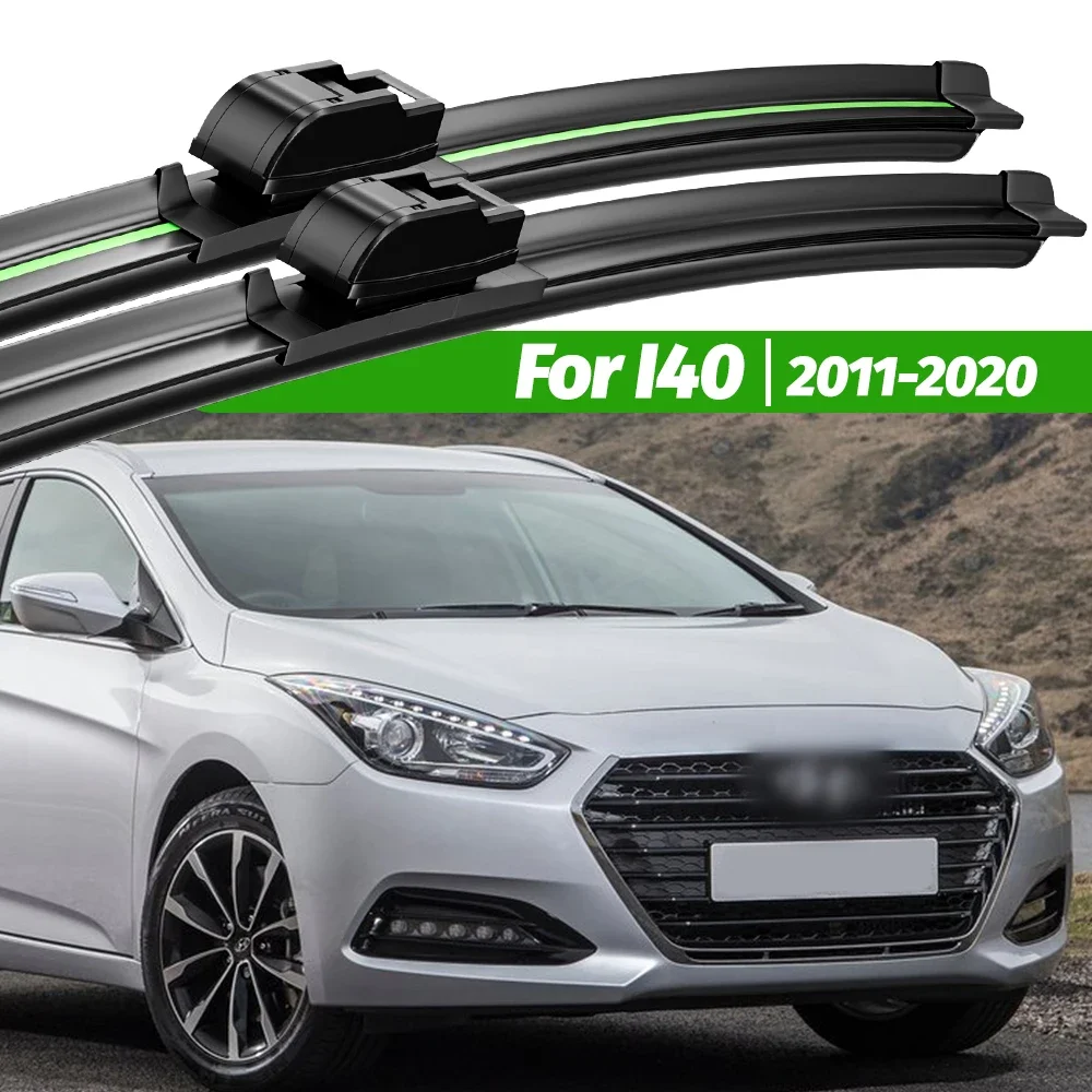 

For Hyundai I40 2011-2020 2pcs Front Windshield Wiper Blades 2012 2014 2015 2016 2017 2018 2019 Windscreen Window Accessories