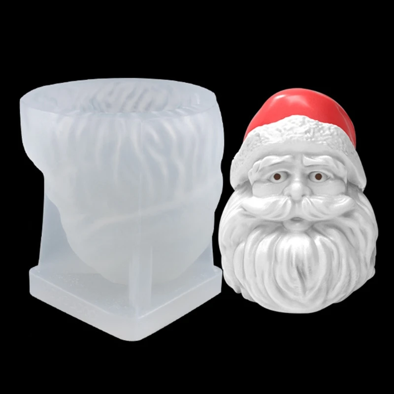 3D Santa Mold European and American Classical Characters Scented Material Mold Home Decoration