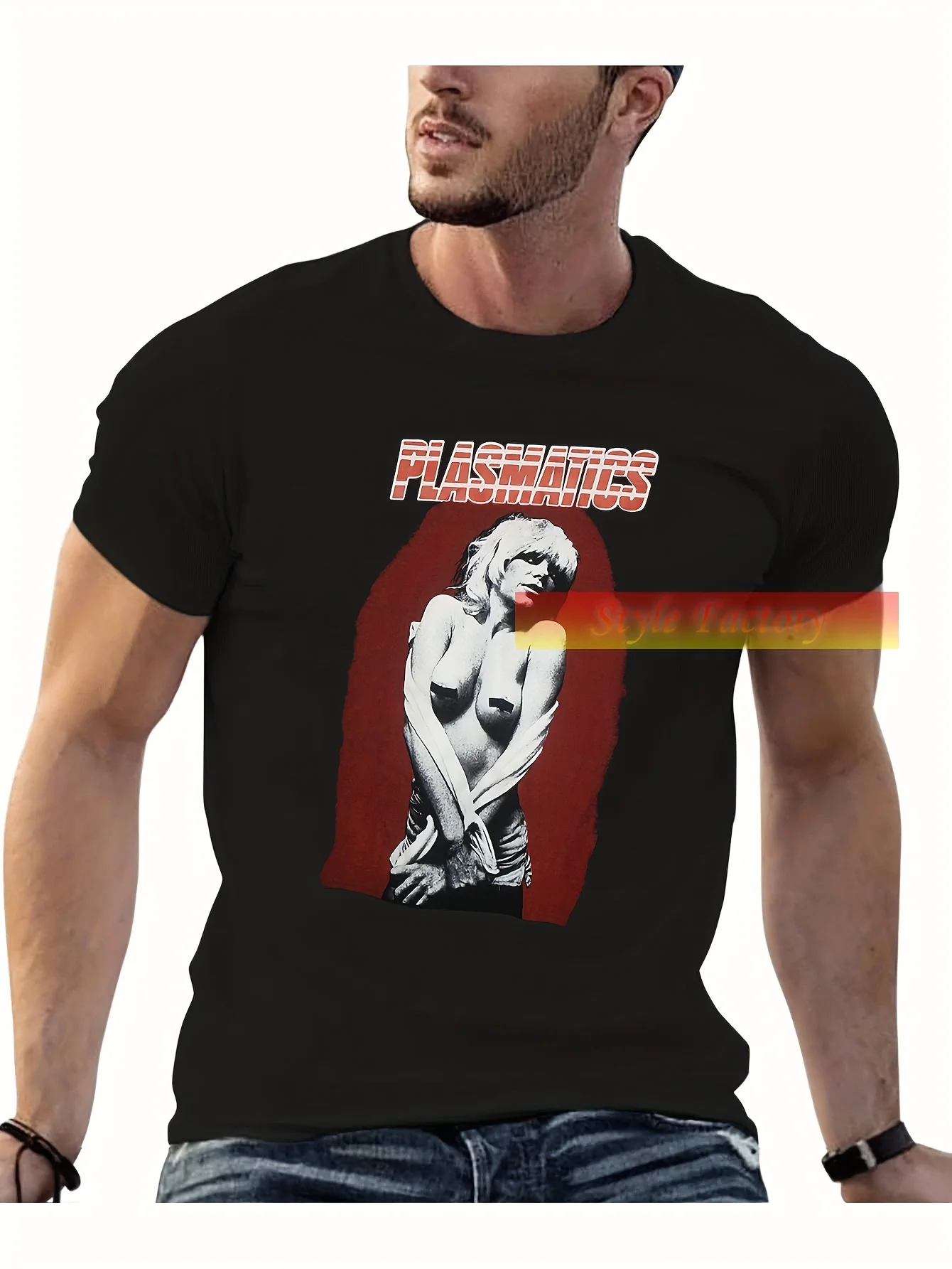 

Plasmatics Wendy O T-Shirt - Black Retro Punk Band Tee