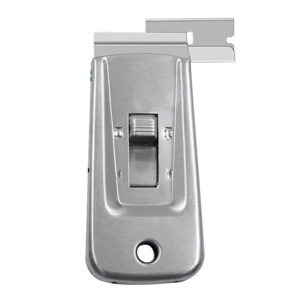 1pc Multifunctional Stainless Steel Scraper Removal Tool Cleaning Tool Glue Sticker Removal Scraper Film Floor Glass Clean