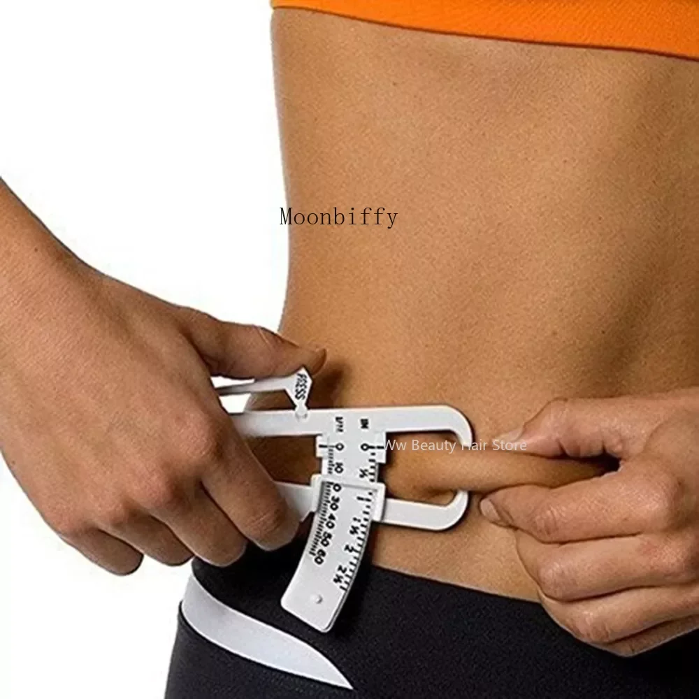 1PC Crossfit Body Fat Loss Tester Calculator Fitness Caliper Clip Measurement Slim Skin Fold Body Fat Chart Gym Equipment