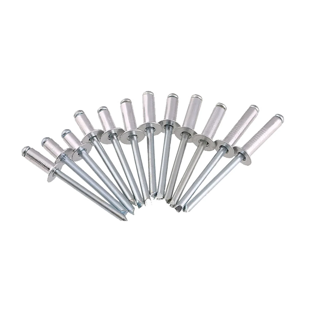 304 Stainless Steel / Aluminum Pop Rivets / Countersunk Head / Flat Head Open Aluminum Pull Rivets M2.4M3.2M4M5