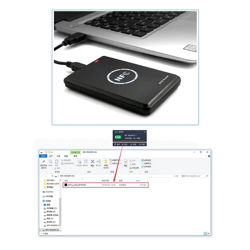 Duplicador de lector RFID, lector NFC, programador de tarjetas inteligentes, decodificador de tarjetas de acceso, tarjetas Fobs UID grabables T5577