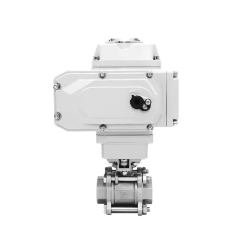 

2 - Way Valve Electric Actuator Stainless Steel Wire Buckle 3 Chip Ball Valve DN15 20 25 Internal Thread Valve