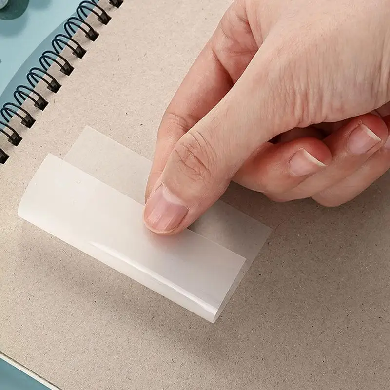 Note adesive trasparenti 50 fogli adesivi per Note estetiche impermeabili adesivi autoadesivi trasparenti Memo Note Pads forniture per ufficio scolastico