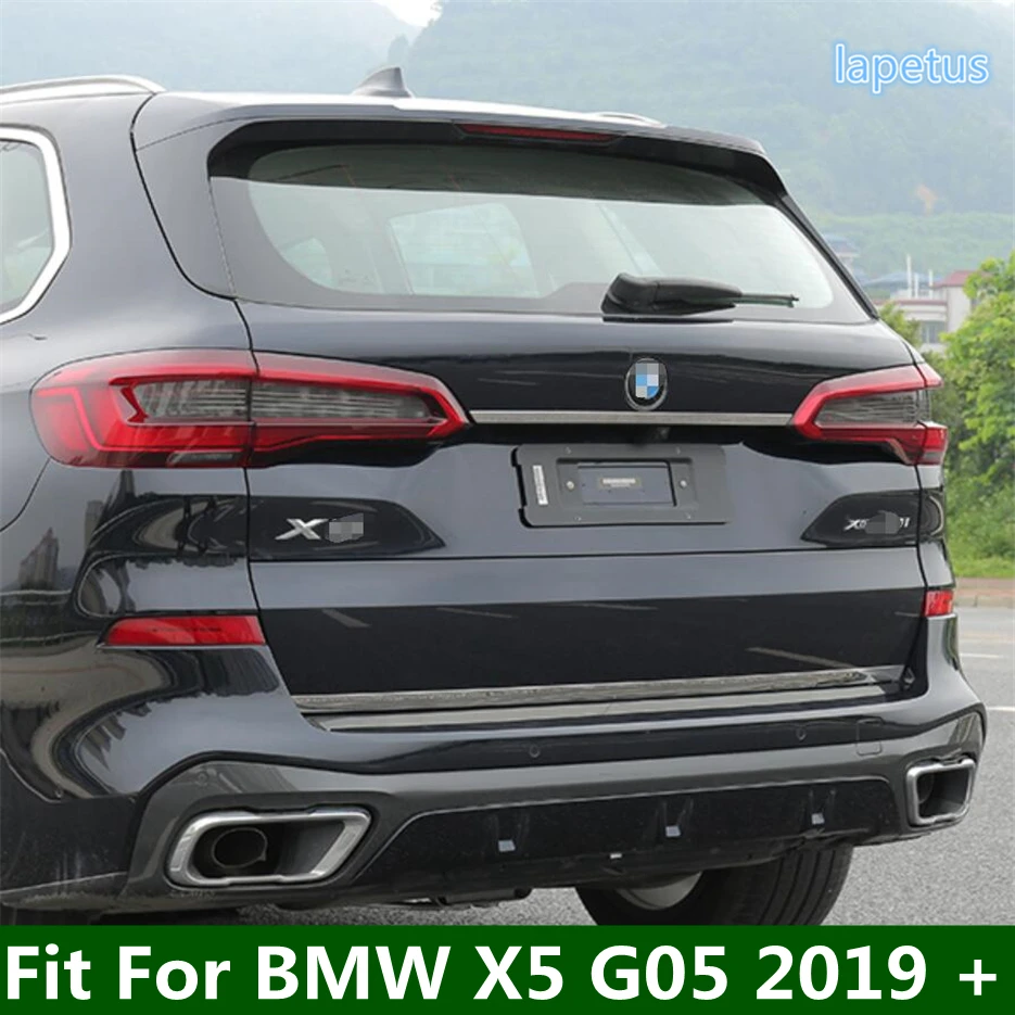 

Car Accessories Rear Tail Door Strip Tailgate Trunk Trim Cover Exterior Parts Stainless Steel Decor For BMW X5 G05 2019 - 2022