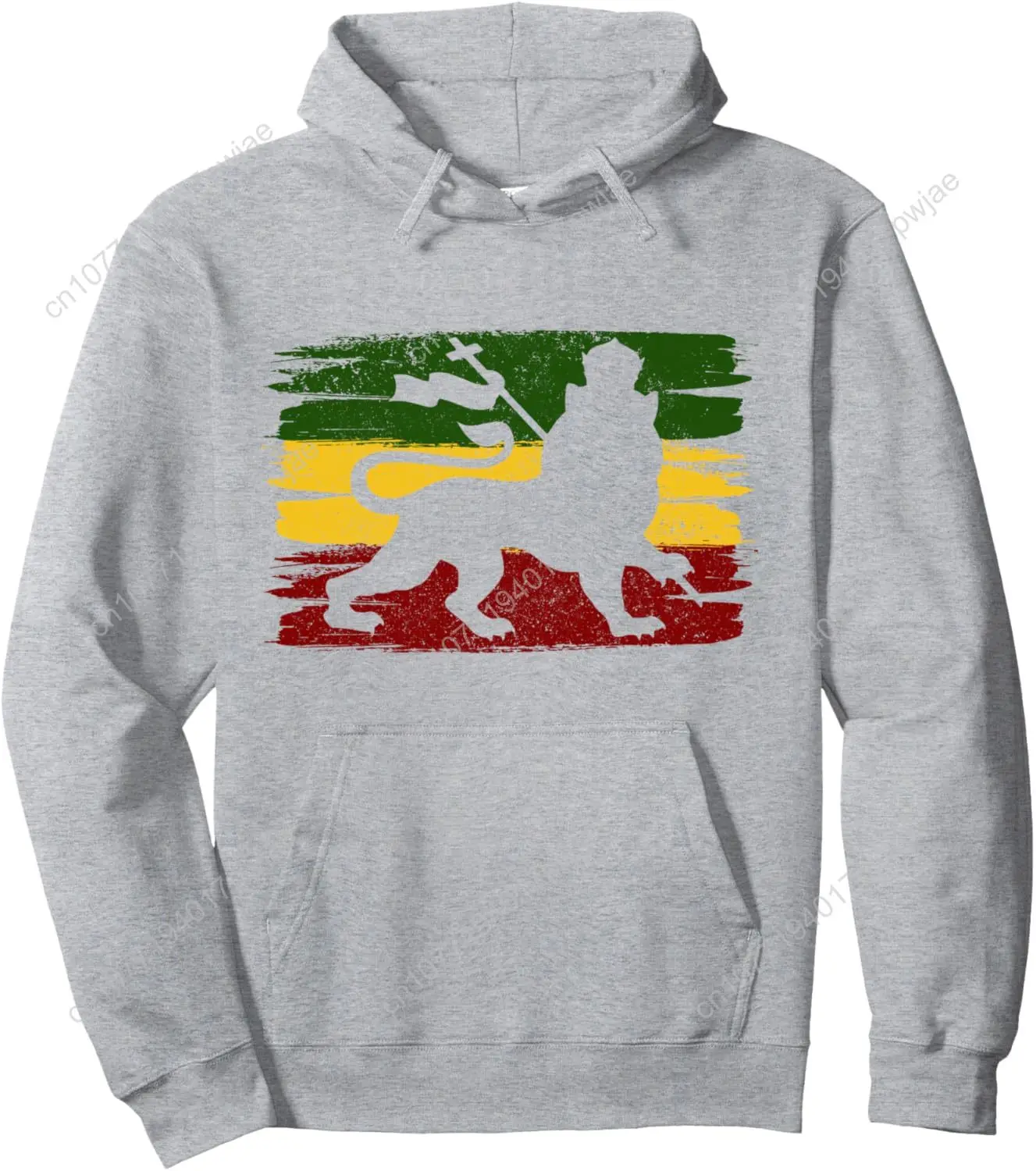 Rastafari Jamaïque Reggae Musique Rasta Lion De Juda Pull à capuche