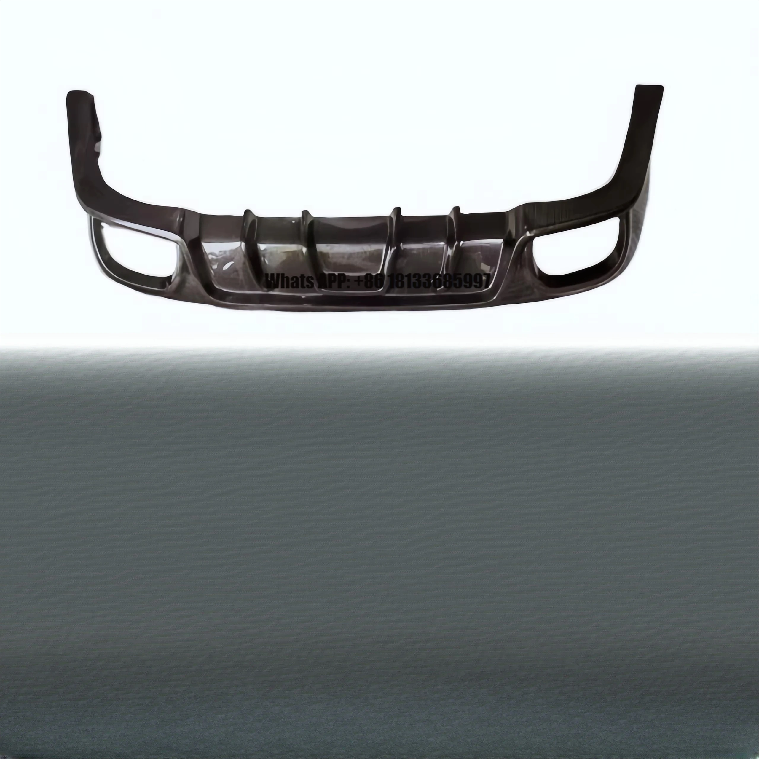 

For Panamera 2009-2013 970 Model Rear Lip Bumper Carbon Fiber Upgrade