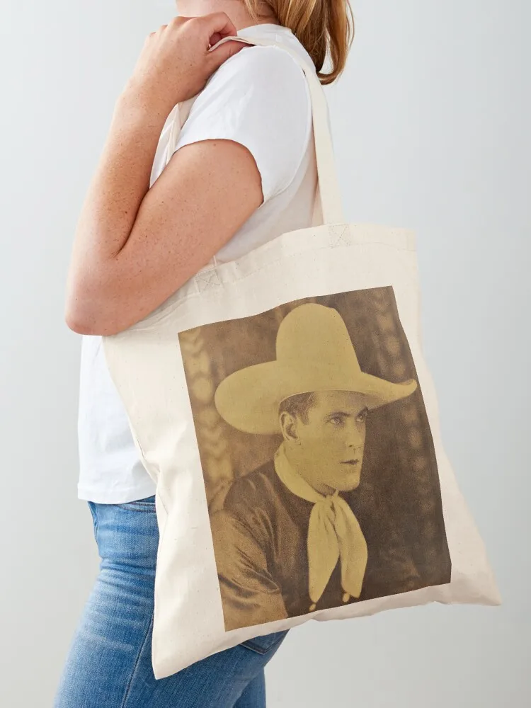 KEN MAYNARD Silent Film Cowboy Tote Bag shopping cart bags Big bag Canvas bag